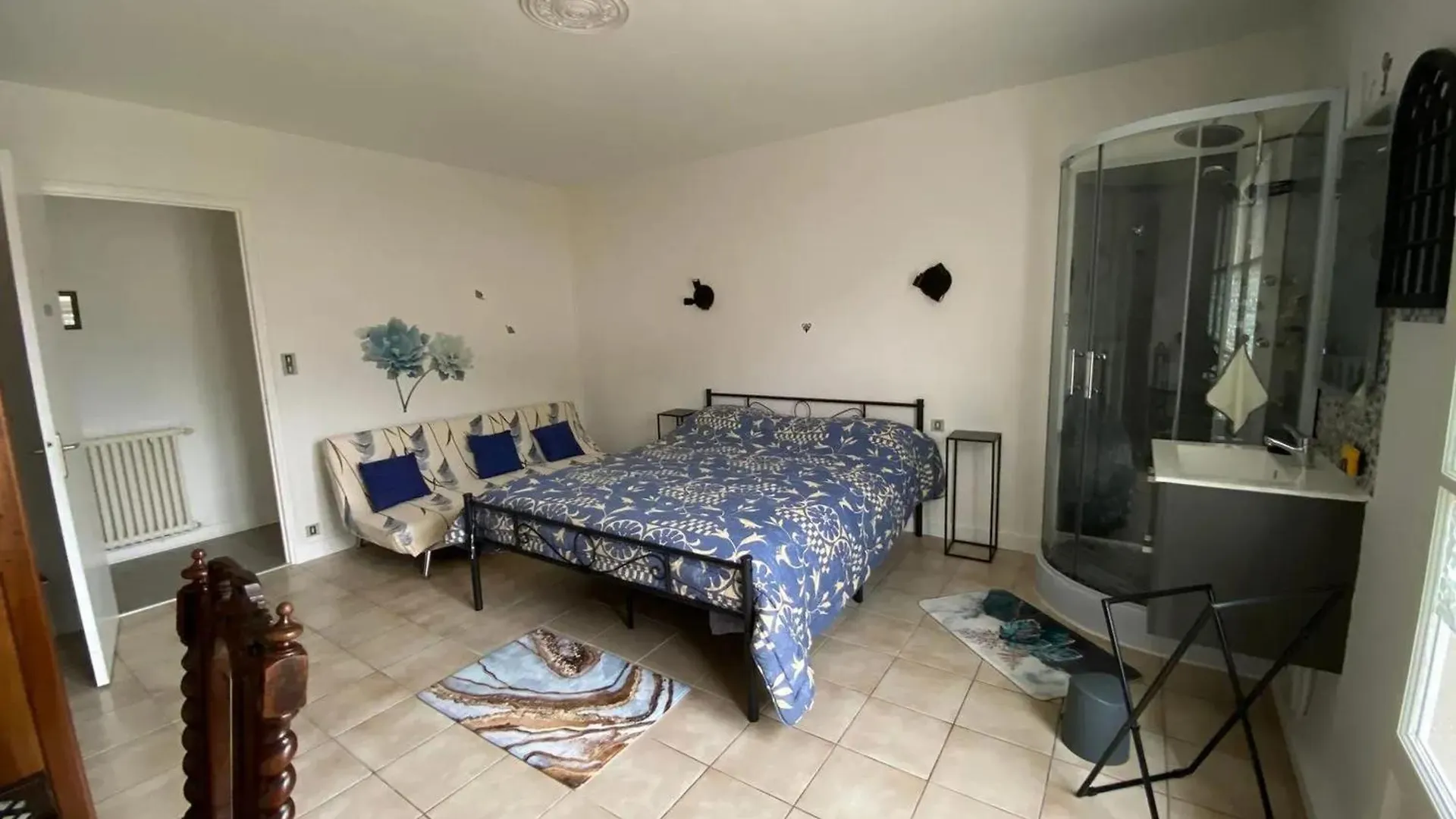 別荘 Maison Confortable Avec Piscine Pres De La Ville-Dieu